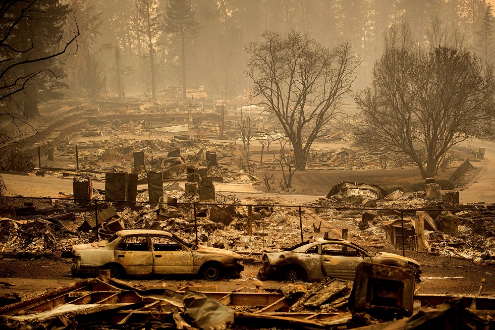 （外代一线）（9）加州山火致死人数升至4-FZ00032088825.jpg