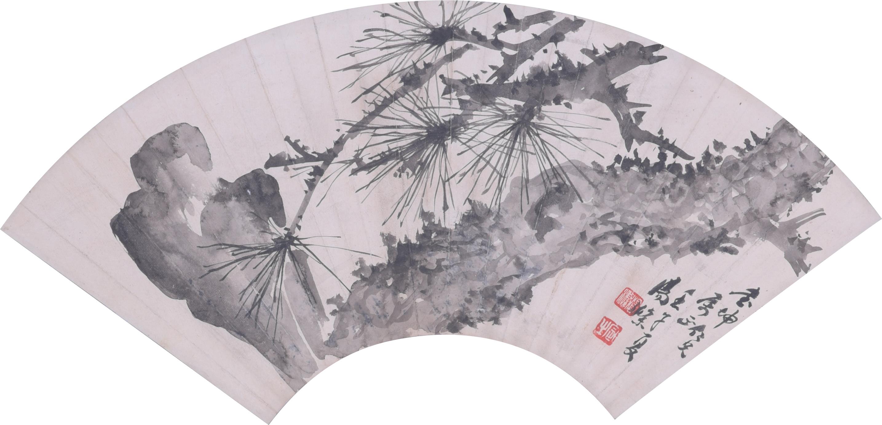 严晓星配图:汤定之画松.jpg 严晓星配图:汤定之画松.jpg