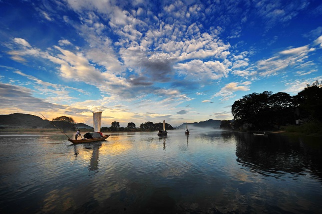 古堰画乡———渔歌晚唱.jpg 古堰画乡———渔歌晚唱.jpg